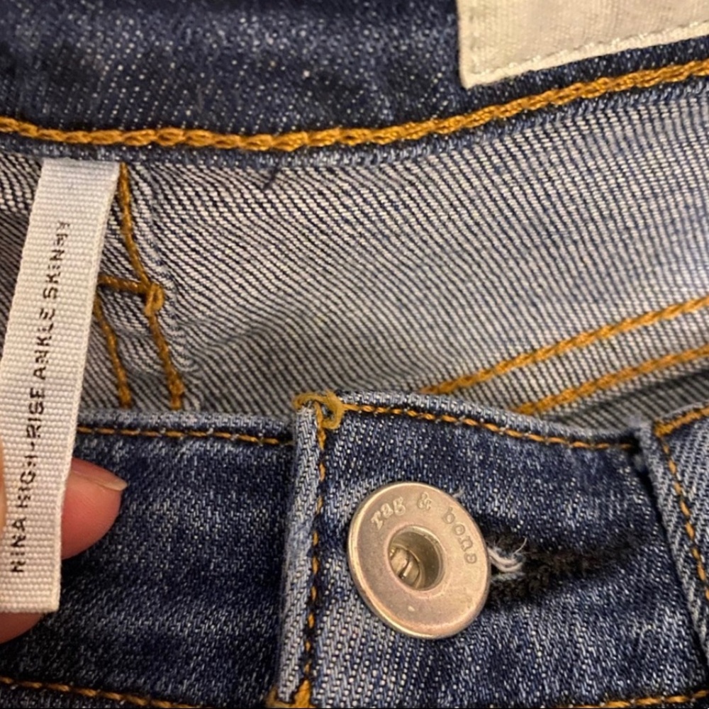 NINA high rise skinny Rag and Bone jeans - Picture 3 of 8